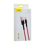 Кабель USB Baseus USB to Micro 2.4A CAMKLF-B Колір Червоний, 09, фото 3