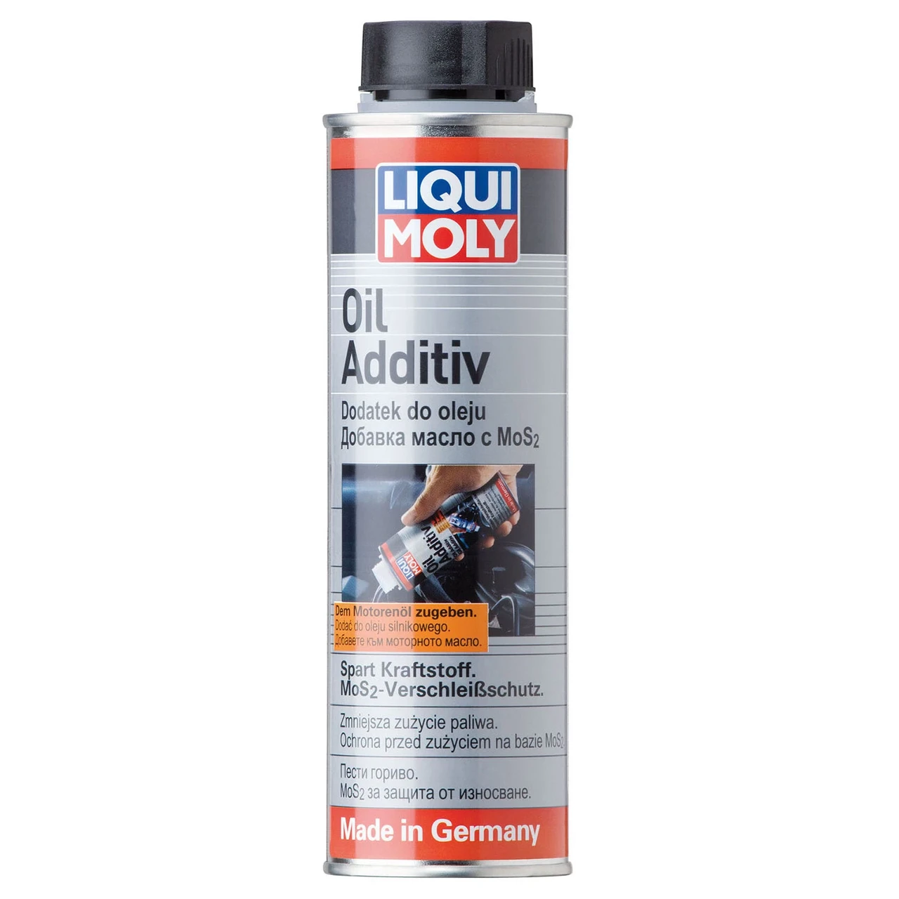 Присадка в моторну оливу LIQUI MOLY Oil Additiv антифрикційна з дисульфідом молібдену 0,3 л (2500)