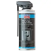 Смазка универсальная LIQUI MOLY Pro-Line Wartungs-Spray Weiss грязеотталкивающее белое аэрозоль 400 мл (7387)