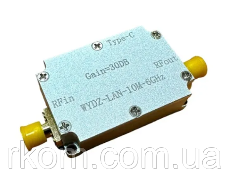 Підсилювач 10 МГц-6.0 ГГц 2W gain 30DB