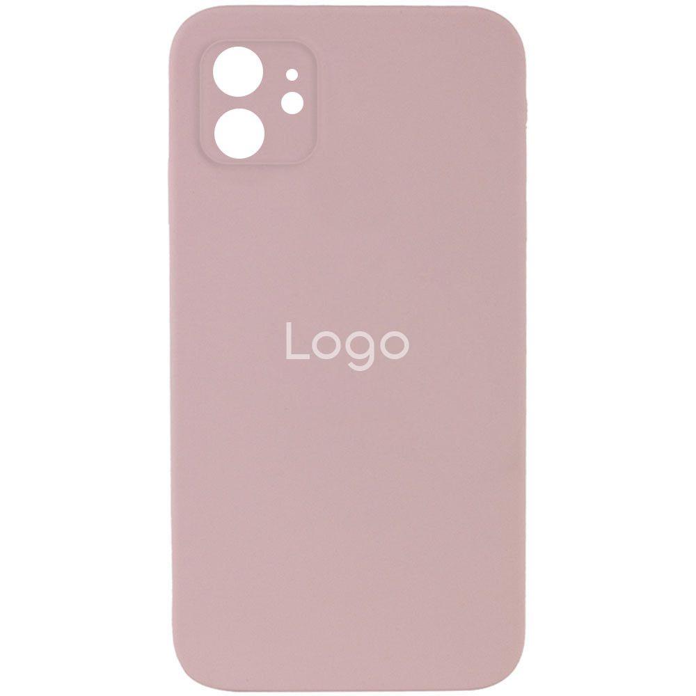 Чохол Silicone Case Square Full Camera для iPhone 11 Колір 19.Pink Sand, фото 1