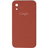 Чохол Silicone Case Square Full Camera для iPhone Xr Колір 01.Mint, фото 10