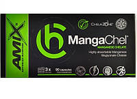 Микроэлемент Марганец Amix Nutrition ChelaZone MangaChel Manganese Bisglycinate Chelate 90 Ve UK, код: 7803229