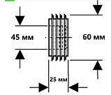 Гумова манжета 45 мм,, фото 2