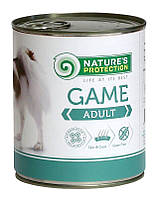 Корм Nature's Protection Adult Game влажный с дичью для взрослых собак всех пород 400 гр ML, код: 8452187