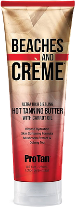 Beaches and Cream Sizzling HOT Крем для засмаги у солярії з тінглам 250мл, фото 1