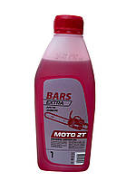 Минеральное Моторное масло Bars Extra 2T 1 л (аналог "Штиль") красный