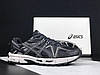Чоловічі  кросівки Asics Gel-Kahana 8 Black White (Чорні) Взуття Асикс Гель Кахана 8 повсякденні сітка шкіра демісезон, фото 4