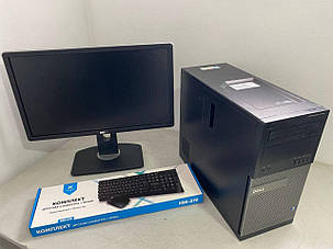 Б/в ПК+Монітор Dell OptiPlex 7010 MT| Core i5-3470| 8 GB RAM| 500 GB HDD| HD 2500 + Б-клас 22" 1680x1050 | VGA, фото 1