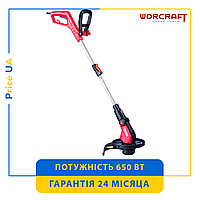 Триммер для травы Электрокоса WORCRAFT EGT07-300 9300 об мин 650 Вт Ширина скашивания 300 мм