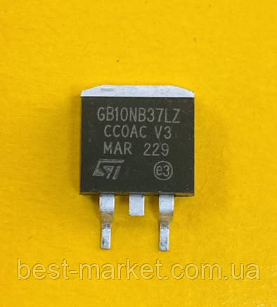 Транзистор STGB10NB37LZ T4. Оригінал.