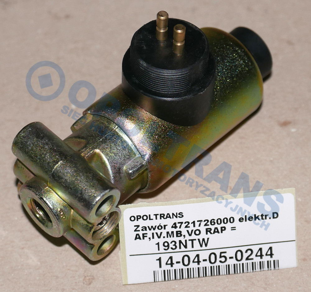 Електромагнітний клапан DAF, Iveco, MAN, Mercedes 14-04-05-0244 Mega
