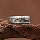 Кільце печатка перстень чоловіче сталеве MIDGARD 19 з медичної нержавіючої сталі з Рунами, фото 5