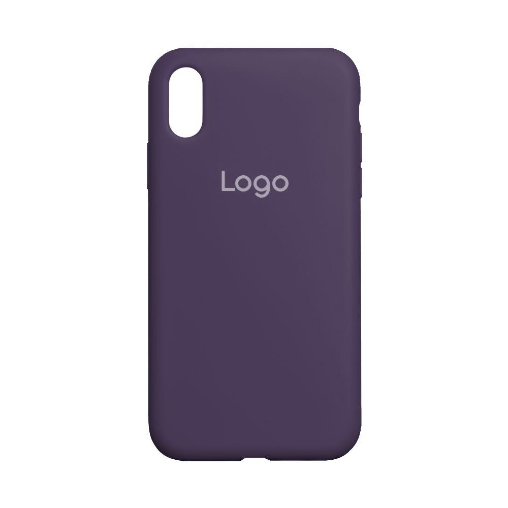 Чохол Silicone Case Full Size (AA) для iPhone X/Xs Колір 78.Amethyst, фото 1