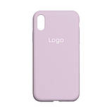 Чохол Silicone Case Full Size (AA) для iPhone X/Xs Колір 07.Lavender, фото 10