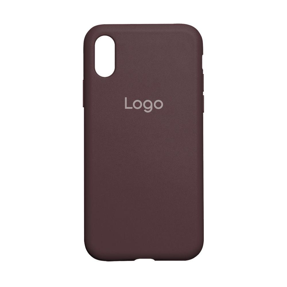 Чохол Silicone Case Full Size (AA) для iPhone Xs Max Колір 73.Plum, фото 1