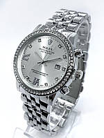 Годинник жіночий наручний Rolex (Ролекс), срібний з білим циферблатом ( код: IBW898SO )