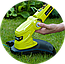 Ryobi Тример садовий гібридний ONE+ RLT1831H20F 18В/220В Hybrid 25-30см 1х2А·год телескоп.штанга регулювання, фото 4