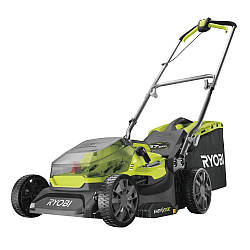 Ryobi Газонокосарка акумуляторна RY18LM37A-140 ONE+ 18В акб 1х4А·год 37см 45л 25-70см EasyEdge мульчування