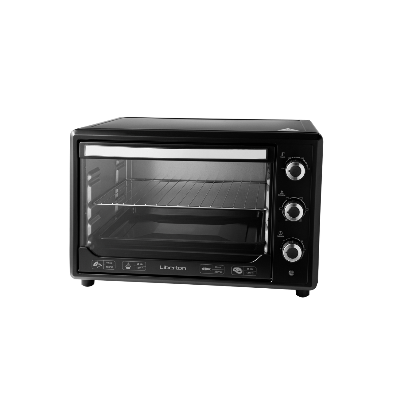 Духовка настільна  Liberton LEO-380 black  1600W  38L