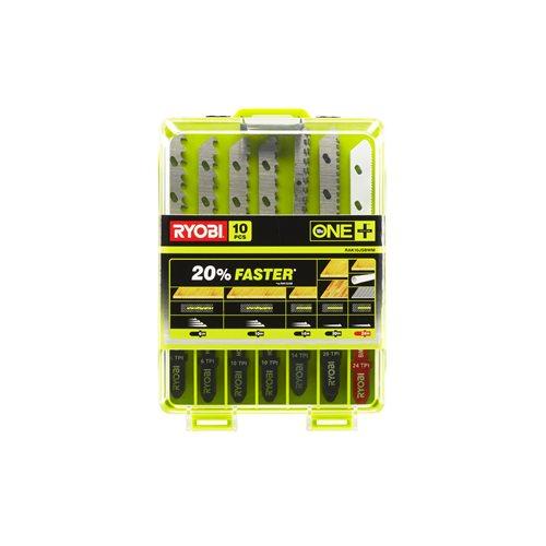 Ryobi Пилочки для лобзика Ryobi RAK10JSBWM 5132002811, набір 10 шт, для дерева та металу