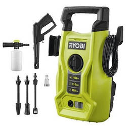 Ryobi Мінімийка високого тиску RY110PWA 1400Вт 110бар 390л/год шланг 5м 5.6кг
