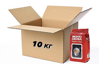 Оптом 10 кг кави в зернах Lavazza Pronto Crema Grande Aroma купаж 10 кг Італія Оригінал