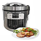 Мультиварка 6 л, 45 програм, Rainberg RB-6209 / Мультиварка з антипригарним покриттям/ Мультиварка-скороварка, фото 5
