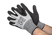 Захисні рукавички від порізів з нітриловим покриттям Terex сірі