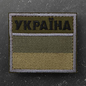 Шеврон ДПСУ прапор Прикордонна служба польовий 7 х 6 см