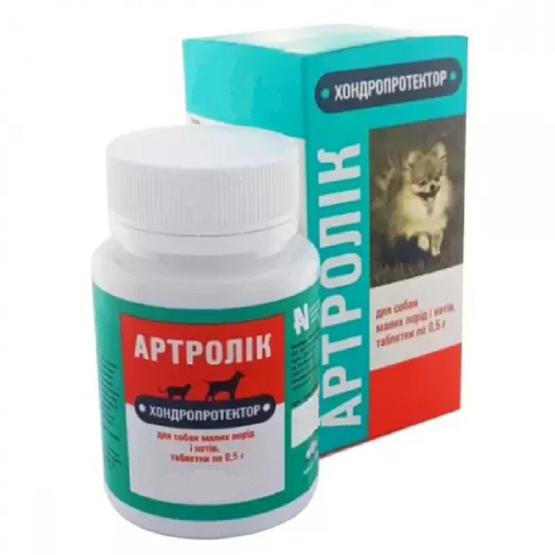Таблетки Артролик ЗооХелс 0,5 г No120 УкрЗоооВет ПромПісач
