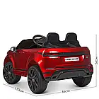 Дитячий одномісний електромобіль Land Rover з музикою на радіокеруванні 2х45W, фото 5