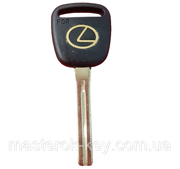 Заготовка автомобильного ключа LEXUS-TOY40P (золотой логотип) - фото 1 - id-p106618795