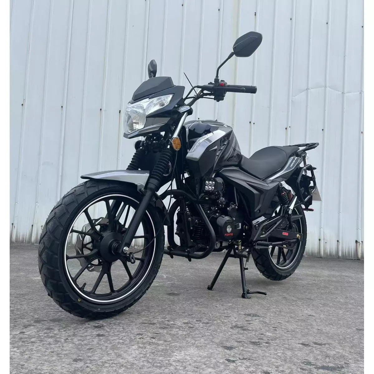 Мотоцикл FORTE BS-200 Форте 200 Черно-серый - фото 1 - id-p2194621834