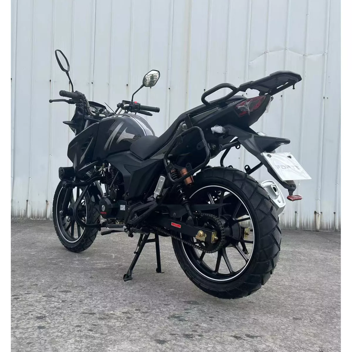 Мотоцикл FORTE BS-200 Форте 200 Черно-серый - фото 7 - id-p2194621834