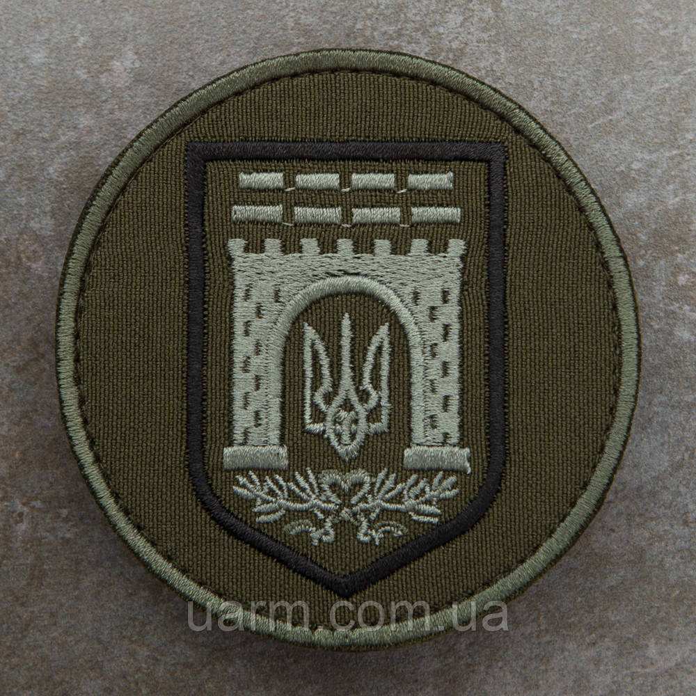 Шеврон НГУ Чернівці олива, фото 1