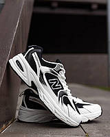 Мужские кроссовки New Balance 530 White Black кроссовки нью беленс белые обувь нью баланс стильные кроссы
