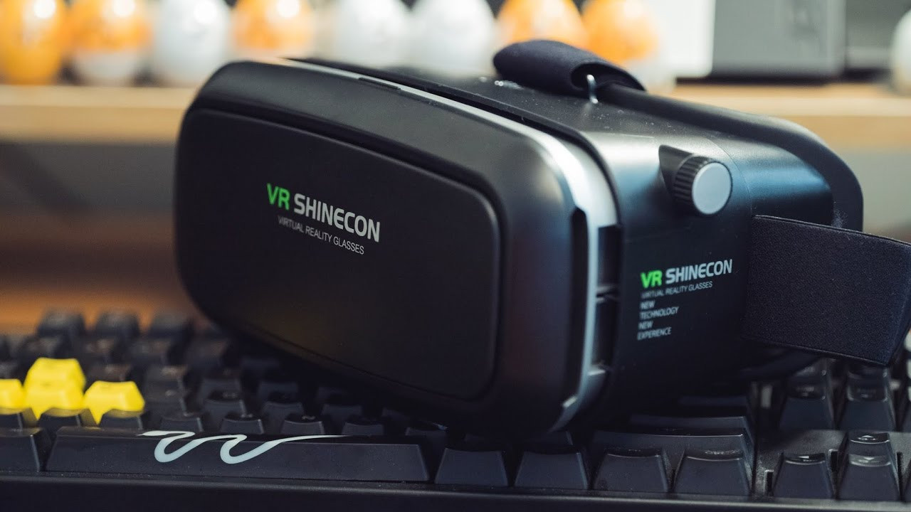 3D окуляри віртуальної реальності VR BOX SHINECON + ПУЛЬТ ZXC - фото 2 - id-p2194617982