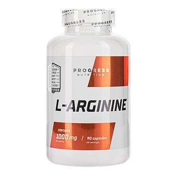 Амінокислота Progress Nutrition L-arginine (90 капс)
