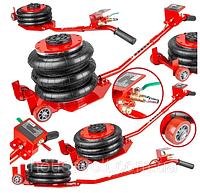 Домкрат підкатний пневматичний LEX 3,5 т LXPP підкатний пневмодомкрат для шиномонтажу домкрат подушка