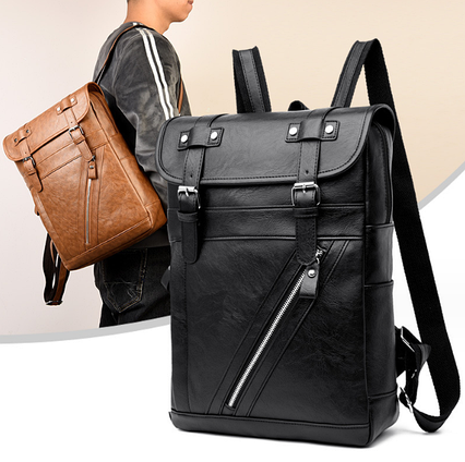 Чоловічий міський рюкзак чорний, фото 1