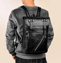 Чоловічий міський рюкзак чорний, фото 5