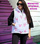 Жилетка безрукавка жіноча вітровка, фото 5