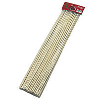 Шпажки бамбукові одноразові (40см) 5мм 45шт/уп, дерев'яні палички для канапе або шашлику