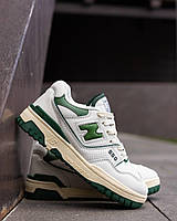 Женские New Balance кроссовки нью беленс 550 New Balance White Green нью беленс стильные кроссы