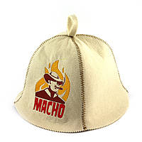 Лазнева шапка Luxyart Macho Білий (LA-425) NC, код: 1101506