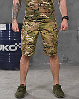 Тактические камуфляжные шорты мультикам 5.11 военные рип-стоп, Армейские камуфляжные шорты для ЗСУ прочн trek