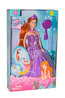 Кукла Defa принцесса русалка в фиолетовом (8188)
