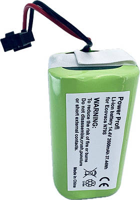 Акумулятор для пилососу Li-Ion 14.4V 2600mAh - батарея для Deebot RoboVac, Mamibot, Ecovacs Deebot, Tesvor, 2.60