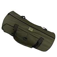 Сумка-рюкзак 100л Oxford Хаки со стропами для каримата сумка баул для ВСУ
